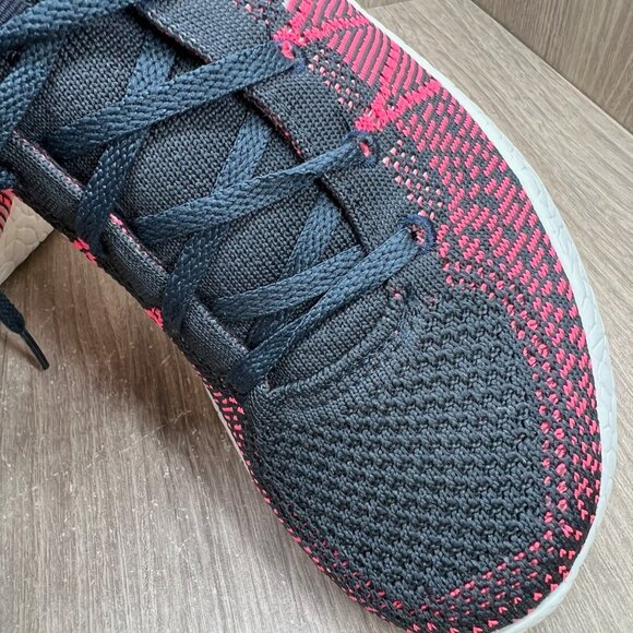 Skechers Burst Sweet Symphony Sneakers Womens 9.5 Lace Up Knit Mesh Black Pink - Picture 8 of 12